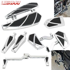 Phantom Foot Pegs Floorboards Shifter Shift Levers For Harley Street Road Glide 