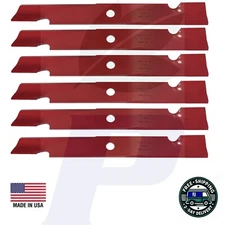 High Lift Blades Replaces 60" Cut Exmark 103-6403 103-6403-S Lazer Z 6 Pack