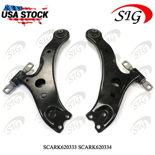 For 2004-2008 Toyota Solara Front LH RH Lower Control Arms Ball Joints 4PCs Kit - Picture 3 of 8