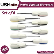 Dental White Plastic Elevator Oral Surgery Luxating Root Extracting Elevators