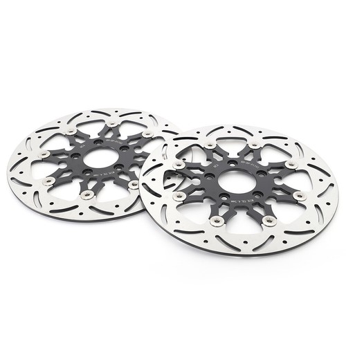 Floating 11.5" Front Brake Rotors for Harley Touring Road King FLHR FLHRS 00-07 - Picture 2 of 7