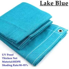Thicken 95% Shading HDPE+Anti-UV Lake Blue Sun Shade Net Balcony