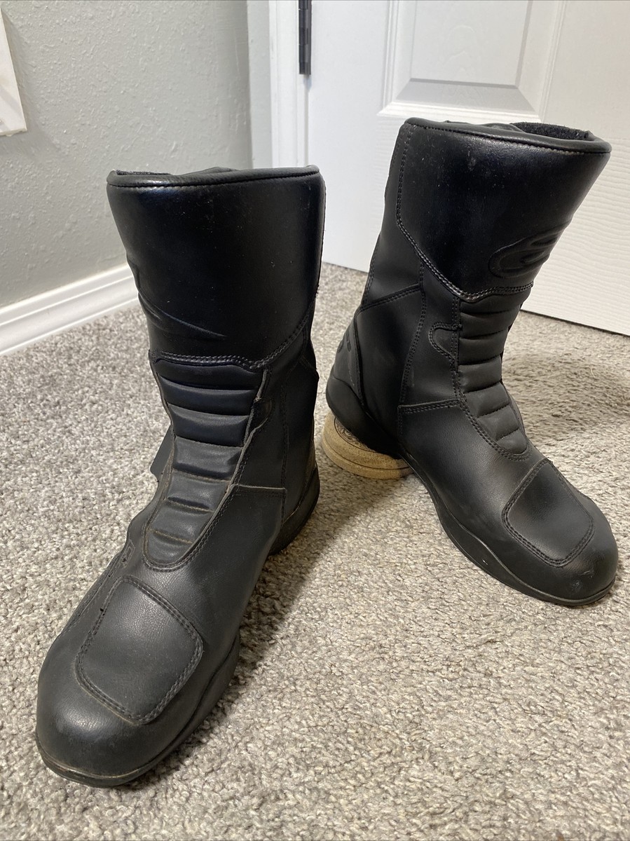 Alpinestars Waterproof Leather Motorcycle Boots Moto Mens EU 40 US Mid  Calf