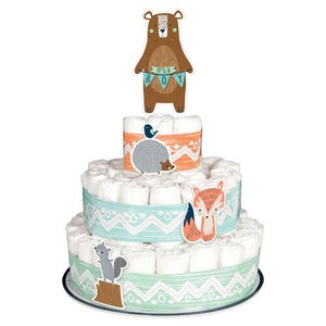 Baby Shower Bear Ly Wait Diaper Cake Kit Party Supplies Table