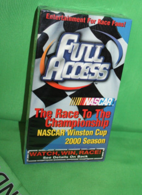 Nascar Full Access Volume 2 Winston Cup 2000 Season Sealed VHS Movie