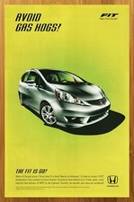 2008 Honda Fit Vintage Print Adposter Authentic 00s Car Man Cave Wall Art Decor