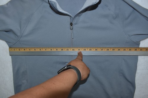 The North Face Mountain Peaks Men's Sweatshirt Size XL Gray 1/4 Zip Waffle Knit - Picture 13 of 14