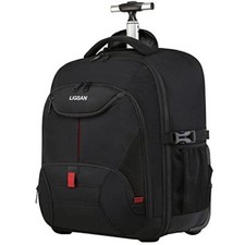 Zaino Trolley per PC Portatile da 17 pollici Borsa per Laptop con Ruote, Imperme