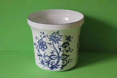 Reichenbach traumhafter imposanter Übertopf Blumentopf Zwiebelmuster 19 cm - Bild 1 von 3