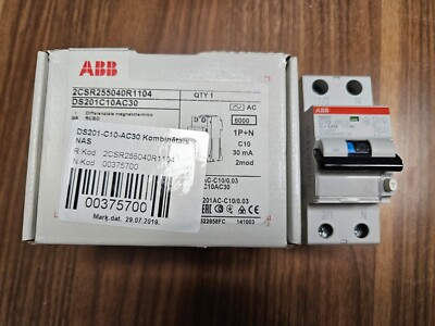 ABB 2CSR255040R1104 Current Circuit Breaker with Overcurrent Protection