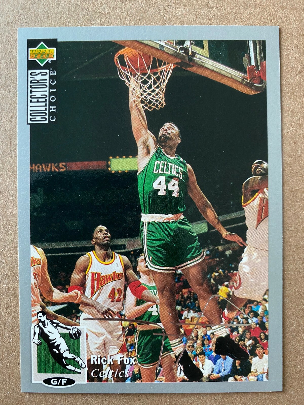 RICK FOX 1994-95 Collector's Choice SILVER Signature #244  BOSTON CELTICS