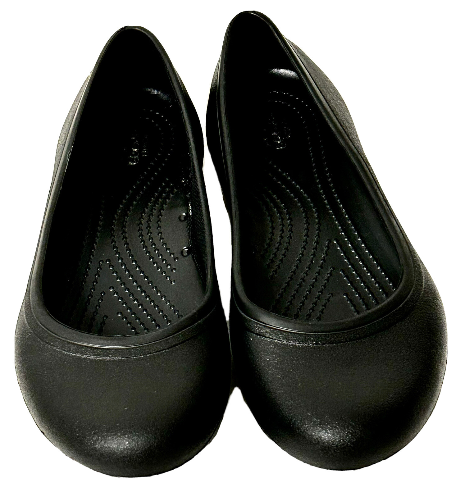 Crocs At Work Black Ballet Flats Womens Size 9 Shoes … Gem
