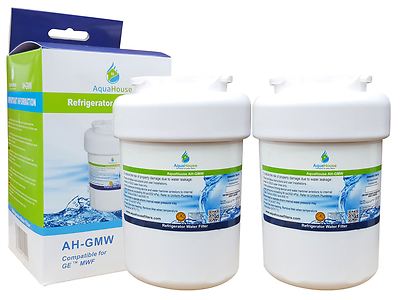 2x AH-GMW kompatibler Wasserfilter für GE SmartWater MWF Kühl-Gefrierkombination GWF HWF