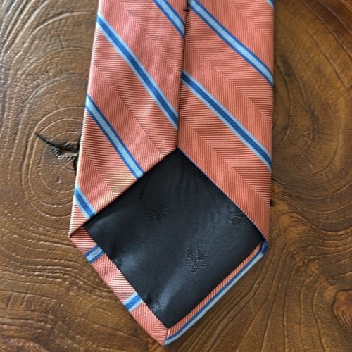 Brooks Brothers 100% Pure Silk Stripe Pattern Tie - Picture 4 of 4
