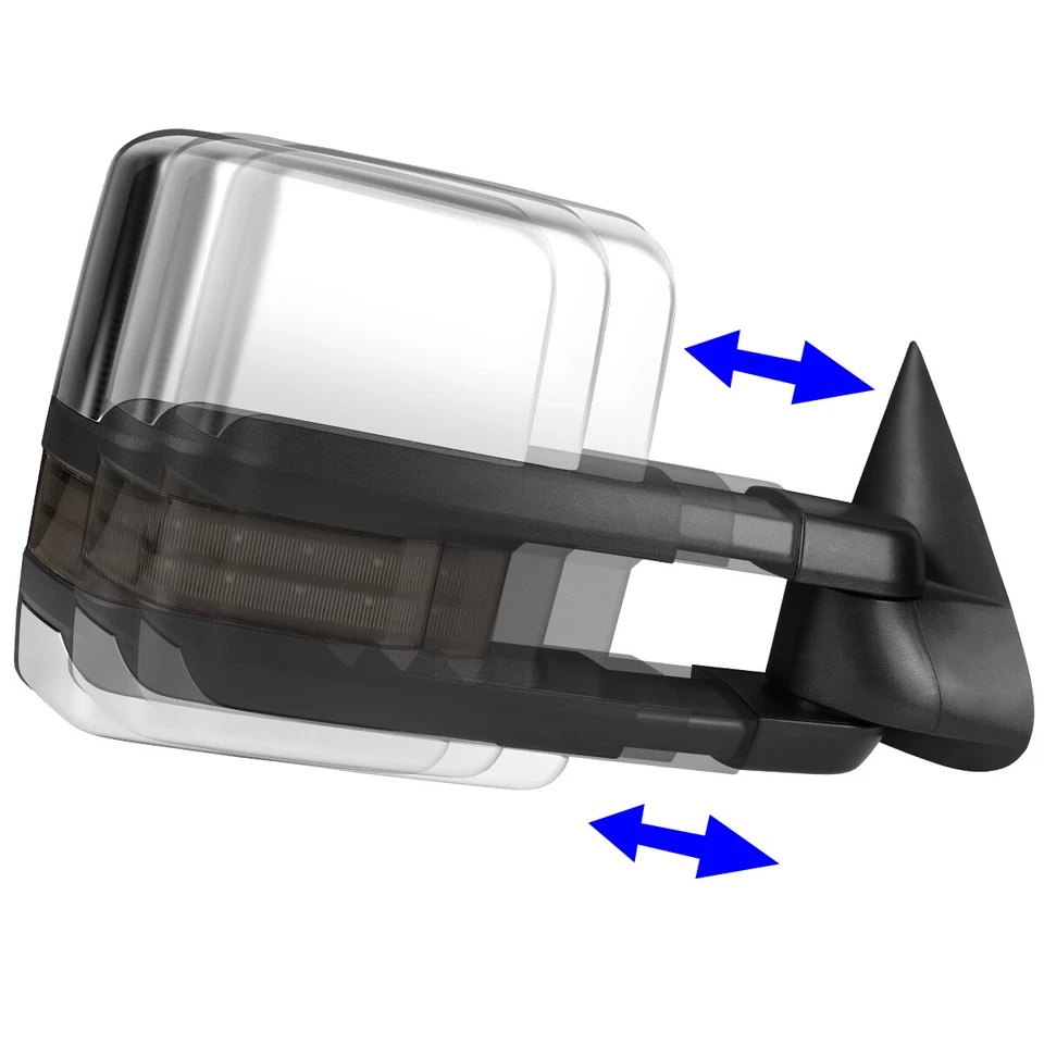 ДЛЯ 2007-2014 SILVERADO SIERRA ПИТАНИЕ + ПОДОГРЕВ + СВЕТОДИОДНЫЙ СИГНАЛ БУКСИРОВКИ ЗЕРКАЛО СПРАВА - Изображение 3 из 4
