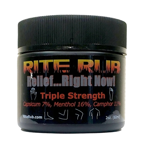 Rite Rub All Natural Topical Pain Reliever Capsicum7% Menthol16% Camphor11% - 第 1/2 張圖片