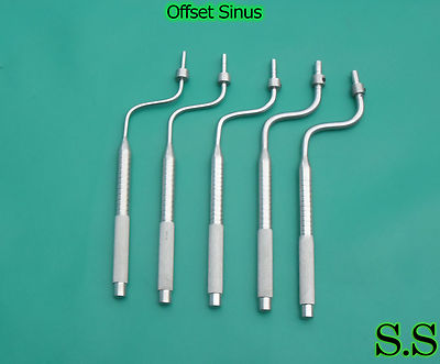 5 Offset Sinus Lift Elevator Set Dental Implant CONCAVE