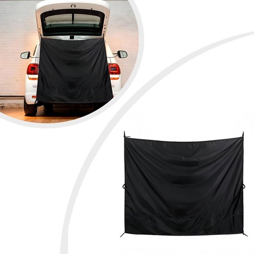 Rear Door Shower Curtains for Cars Adjustable Privacy Panels and Sunshade Cover - Picture 5 of 16