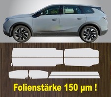 Lackschutzfolien Komplett Set transparent pass. f&uuml;r Opel Grandland ab 24  150 &micro;m