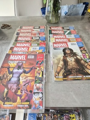 Marvel Fact Files - Job Lot / Bundle - 23 Magazines - Eaglemoss - 2013