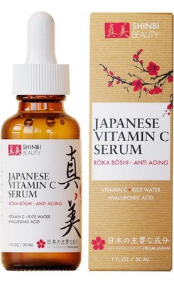 Japanese Vitamin C Serum With Rice Water + Hyaluronic Acid - Japan Skincare... 