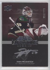 2021-22 SPx UD Black Lustrous Rookie Signatures 297/299 Ivan Prosvetov Auto 4z8