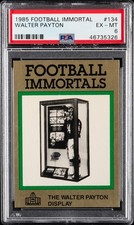 Walter Payton Holy Grail 1985 Immortals Bears Ultra Rare - 6 is average grade