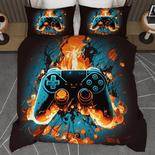 Video Game Full Size Comforter Set for Boys Kids Teens Gamepad Gaming - Picture 5 of 7