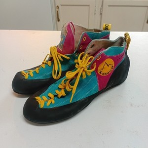 Vintage La Sportiva Evolution Ladies Climbing Shoes Made in Italy EU 44 US 11.5