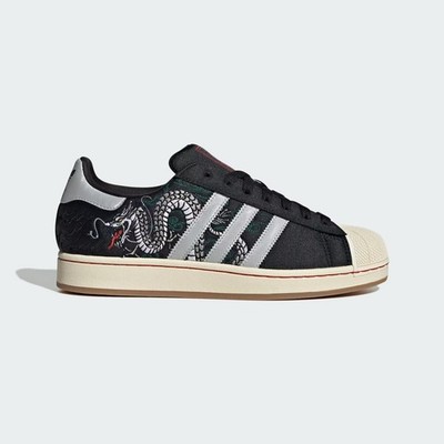 Adidas Superstar II Tokyo Dragon [JI0100] Men Casual Shoes Black