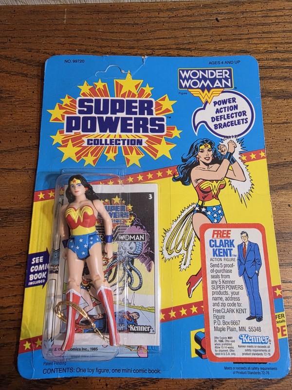 1984-85 DC Super Powers WONDER WOMAN 24 BACK MOC