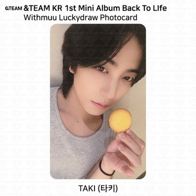 &TEAM KR 1st Mini Album Back To Life Withmuu Luckydraw Event