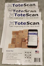 QR Code Smart 180 Labels Totescan Scannable for Storage Bins, Moving 2.5" X 3"