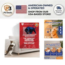 Double-Sided Cat Training Tape   10 Furniture Protector Sheets for Indoor Use