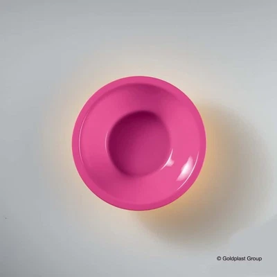 Runde Aperitif Schalen Fuchsia 10 Stk 450 Ml Aus Kunststoff - GOLDPLAST - Feiern - Bild 1 von 4