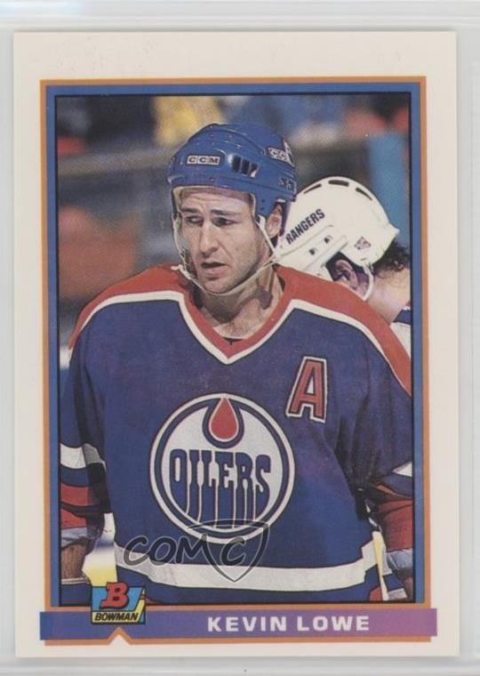 1991-92 Bowman Kevin Lowe #115 HOF 0a4