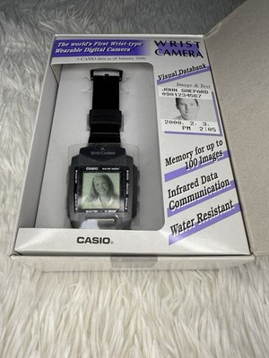 New In Box Vintage Casio Wrist Camera Model WQV-1