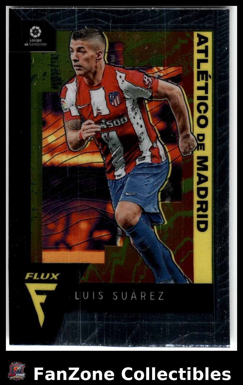 2021-22 Panini Chronicles Flux Soccer #271 Atletico de Madrid LUIS SUAREZ