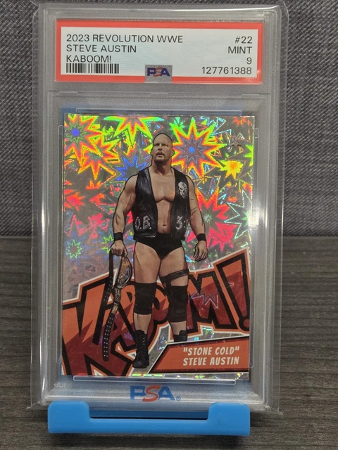 2023 Panini Revolution Stone Cold Steve Austin Kaboom PSA 9!