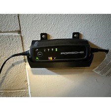 Ctek Battery Charger Wall Mount Holder Porsche Branded -black Color Ctek Battery Charger Wall Mount Holder Porsche Branded -black Color