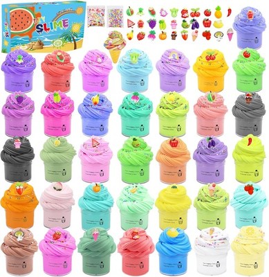 11 pack butter slime kit super soft non sticky birthday gift toy