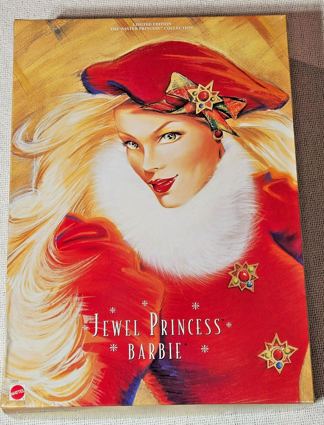 Vintage Barbie Jewel Princess Winter Princess Collection Mat