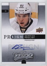 2015-16 Upper Deck MVP Pro Sign Derrick Pouliot #PS-DP Auto 2l0