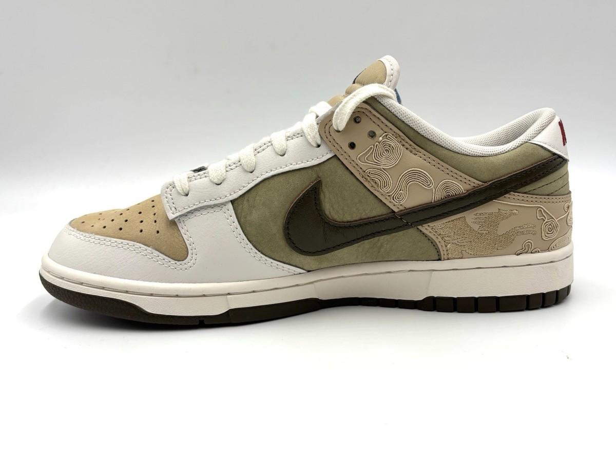 Nike Dunk Low Year Of The Horse Linen Dark Hazel Phantom IQ1118