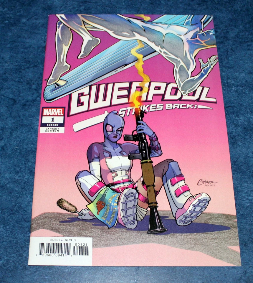 GWENPOOL strikes back #1 1:50 Amanda Connor Variant Marvel Comics 2019 RARE NM - Image 2 of 4