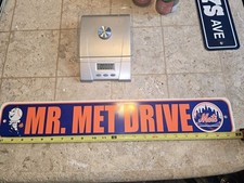 New York Mets Mr Met Drive Mascot Street Sign Decor  4