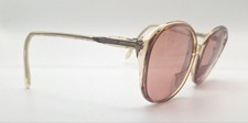 Vintage Continental Iris Translucent Oval Sunglasses FRAMES ONLY Hong Kong