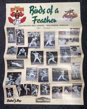 BIRDS OF A FEATHER Baltimore Orioles Rochester Red Wings Baseball Posters Ripken