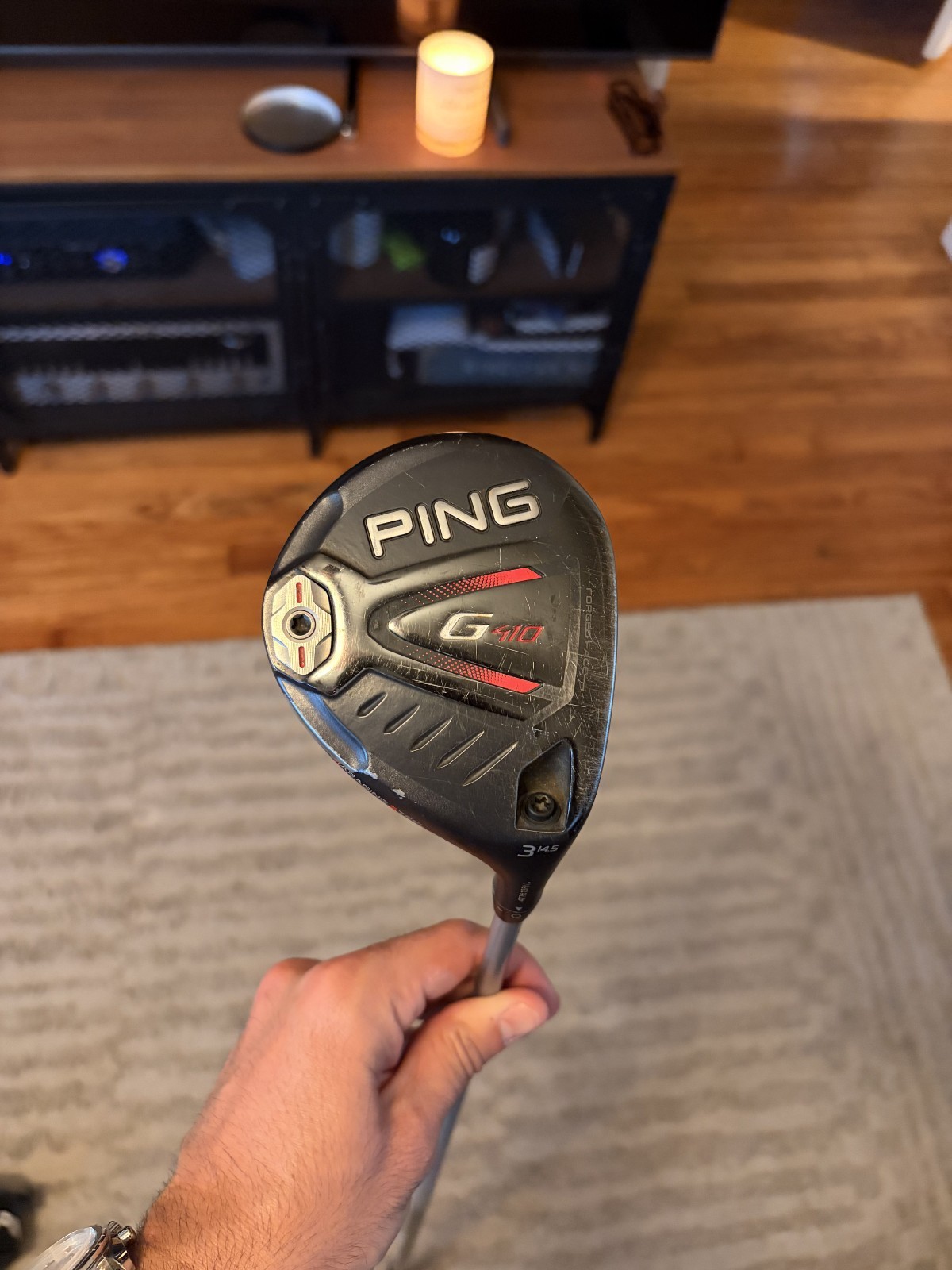 Ping G410 Fairway Wood Right-Handed - Upgraded G425 65g SR Flex Shaft
