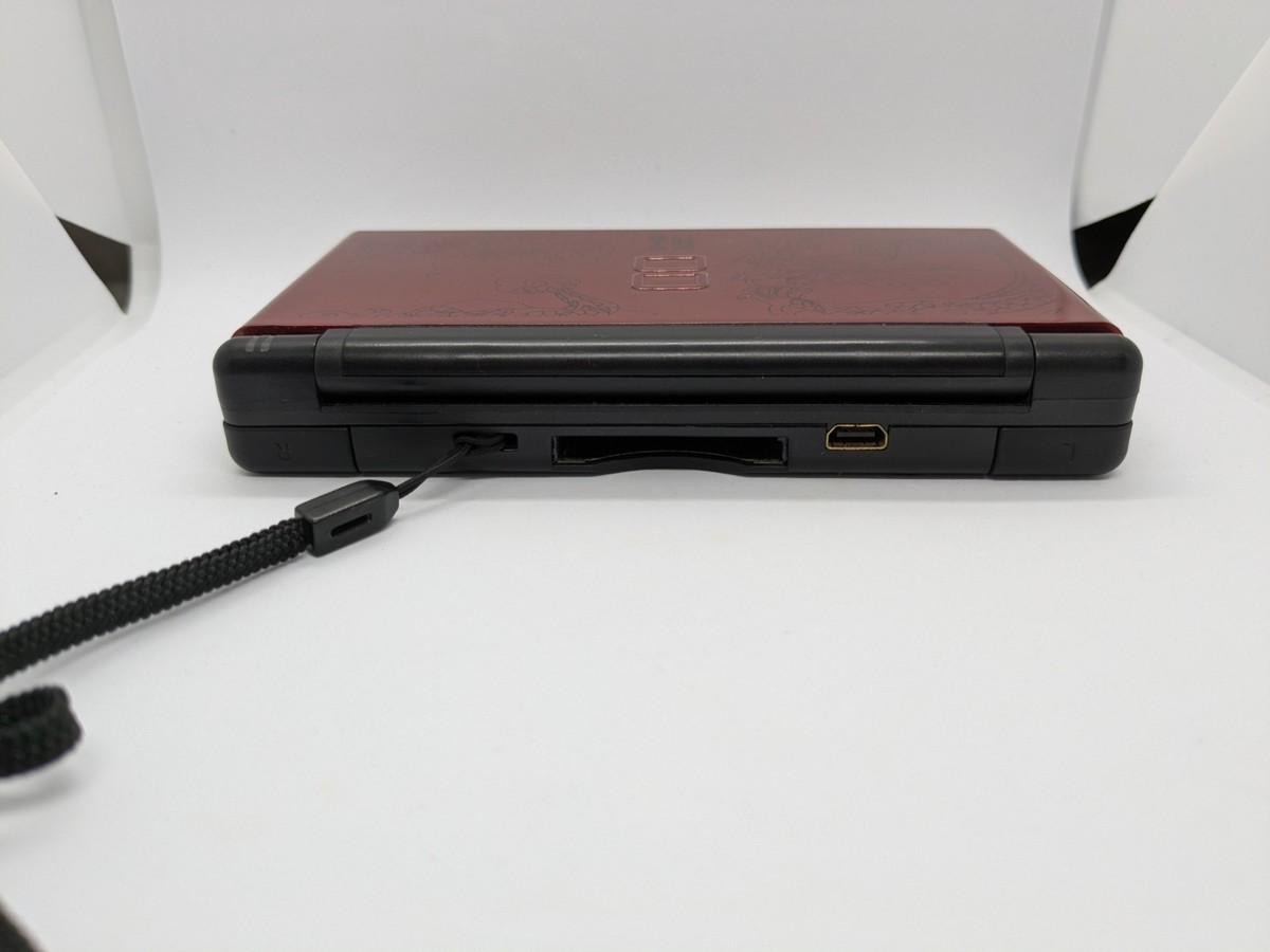 Rare iQue DS Lite Dragon Edition Crimson Black China Exclusive